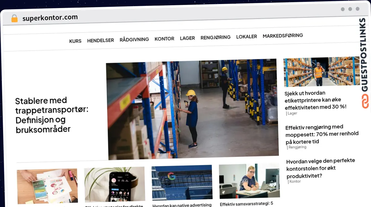 Publish Guest Post on superkontor.com