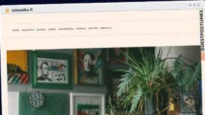 Publish Guest Post on talonaika.fi
