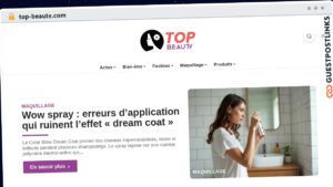 Publish Guest Post on top-beaute.com