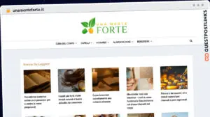 Publish Guest Post on unamenteforte.it