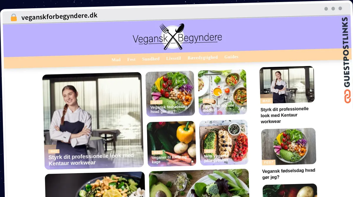 Publish Guest Post on veganskforbegyndere.dk