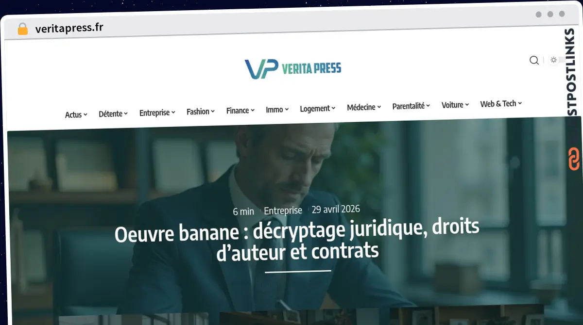 Publish Guest Post on veritapress.fr
