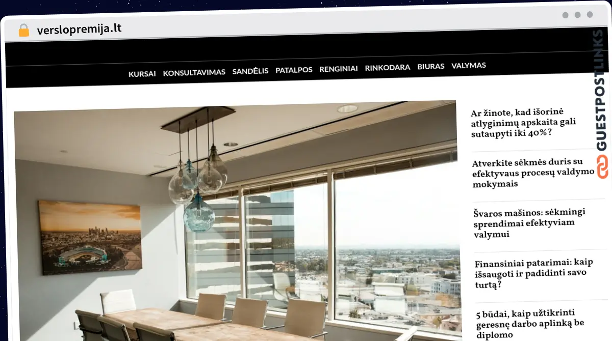 Publish Guest Post on verslopremija.lt