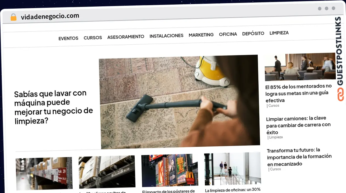 Publish Guest Post on vidadenegocio.com