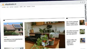 Publish Guest Post on vilazahrada.cz