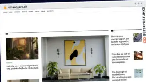 Publish Guest Post on villaopgave.dk