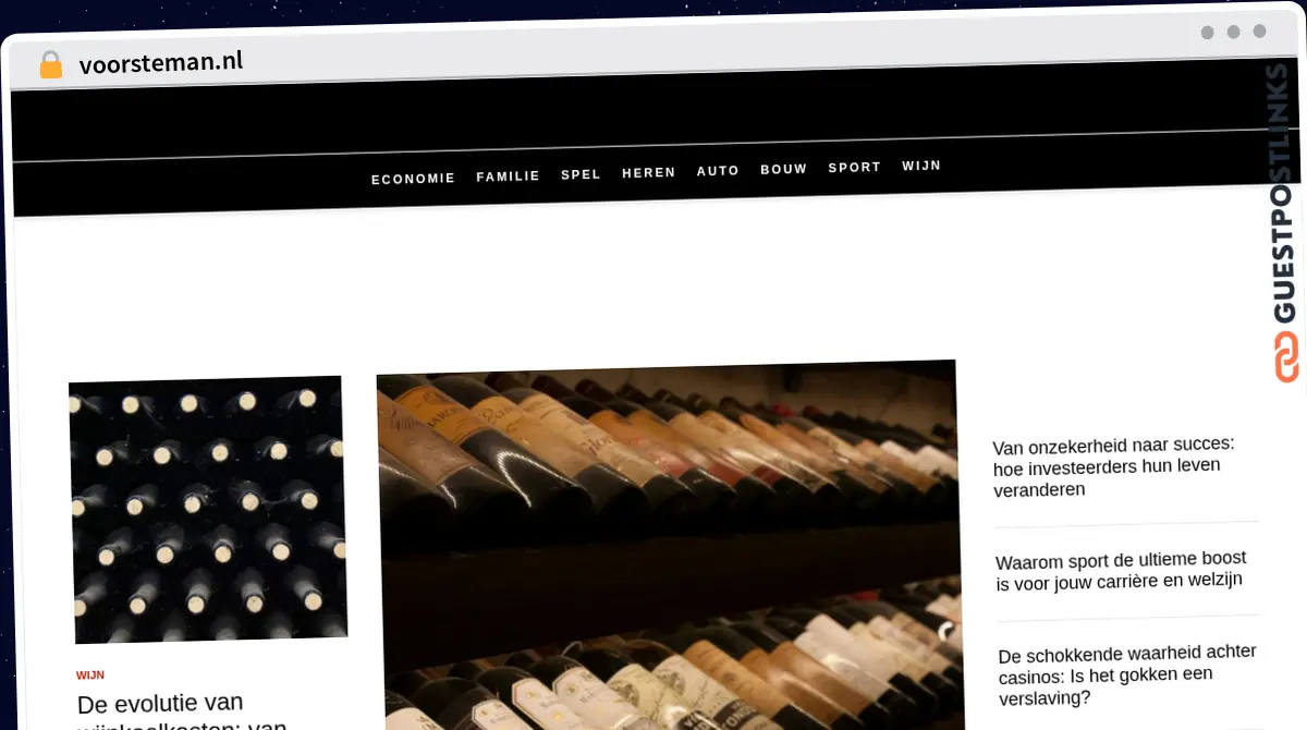 Publish Guest Post on voorsteman.nl