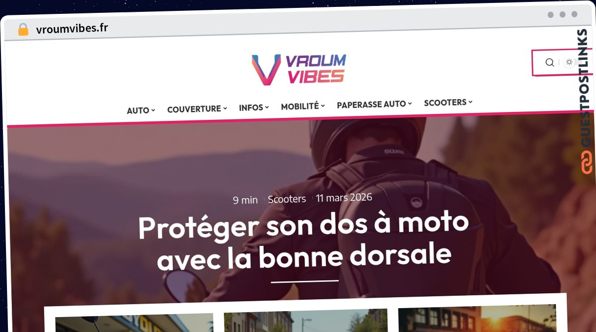 Publish Guest Post on vroumvibes.fr