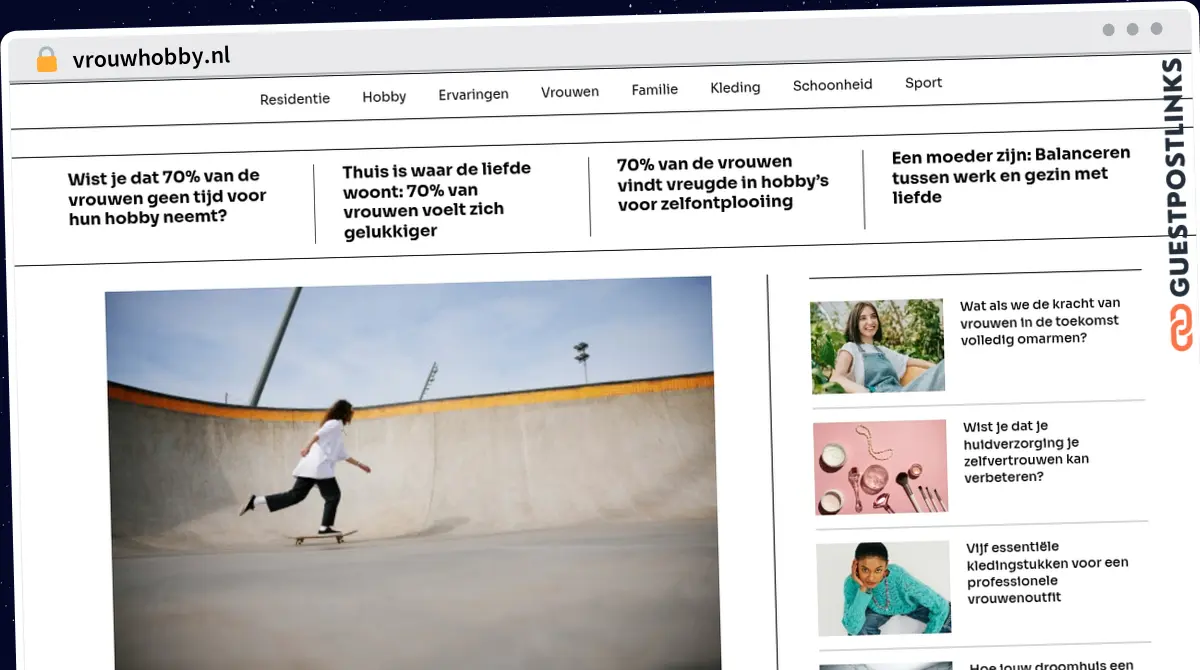 Publish Guest Post on vrouwhobby.nl