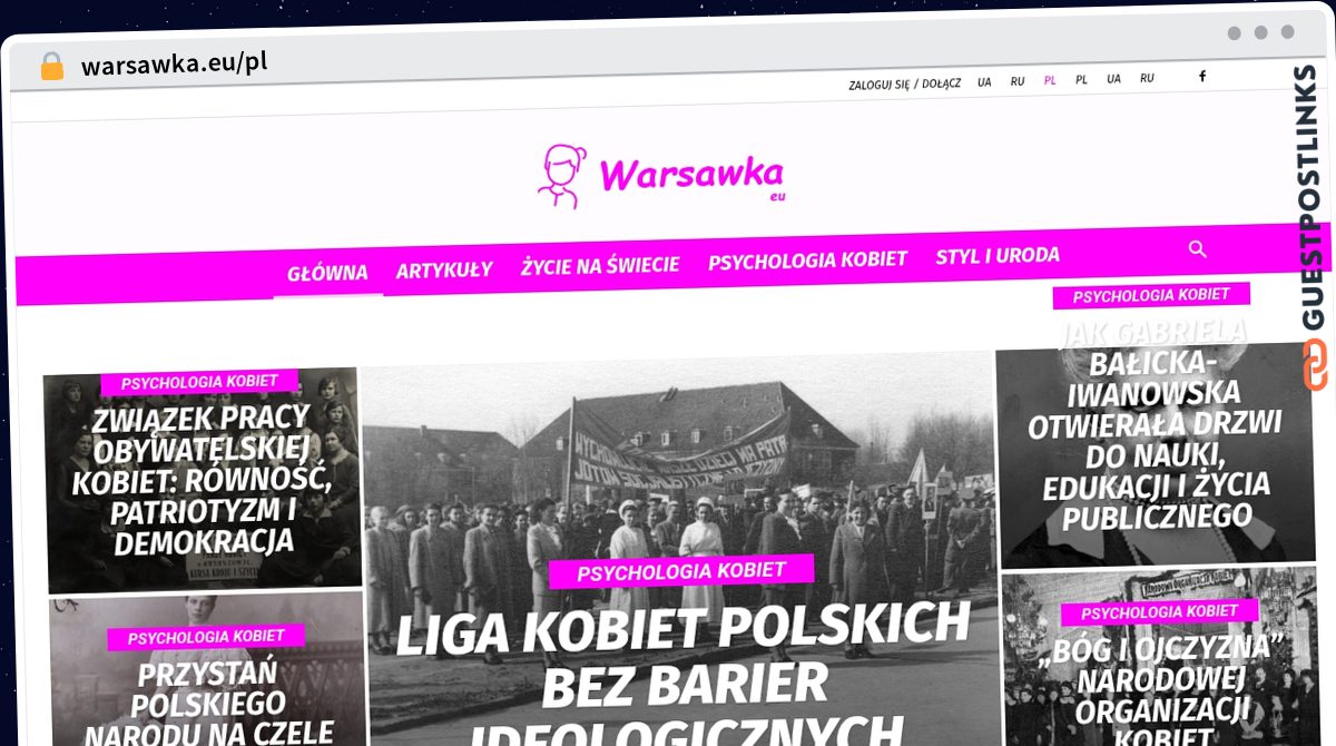 Publish Guest Post on warsawka.eu/pl