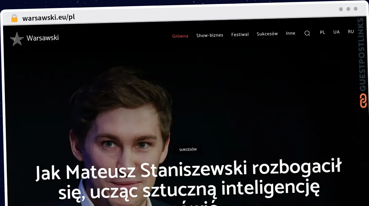 Publish Guest Post on warsawski.eu/pl