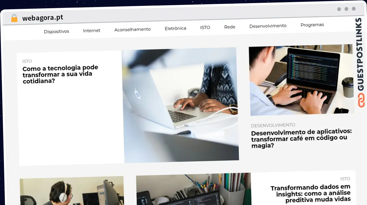 Publish Guest Post on webagora.pt