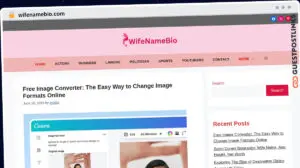 Publish Guest Post on wifenamebio.com
