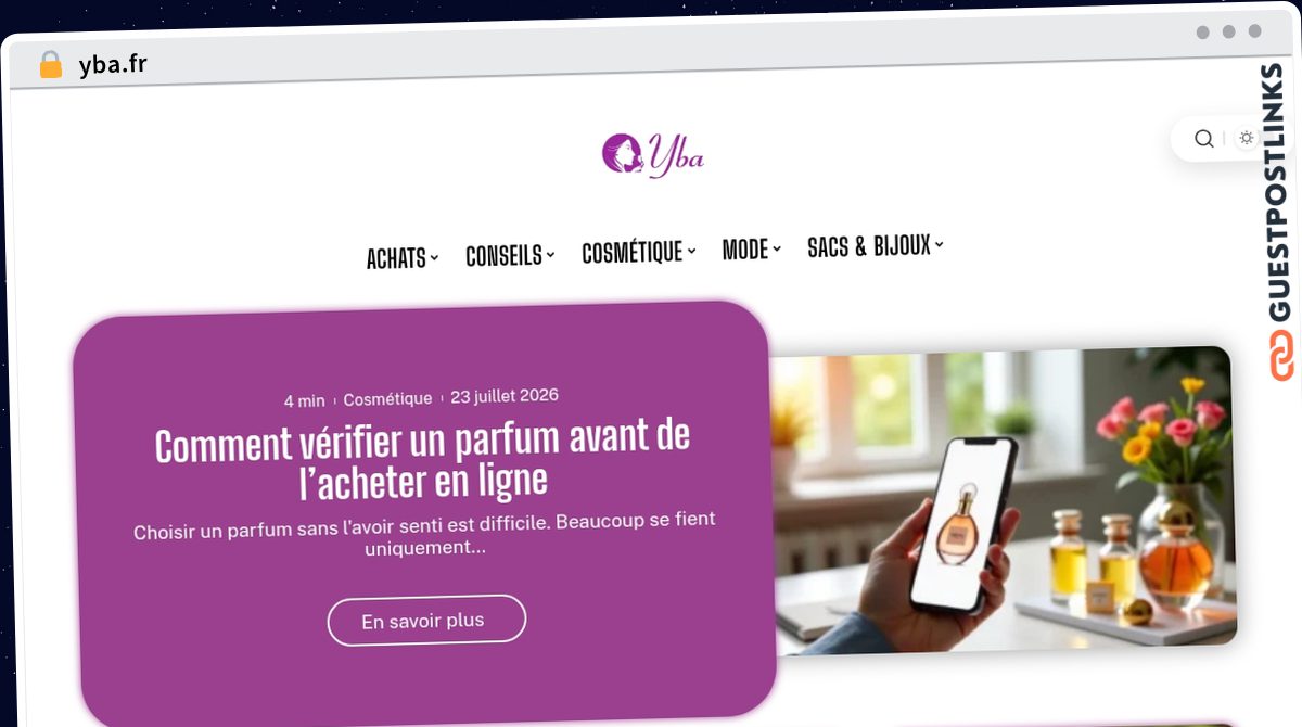Publish Guest Post on yba.fr