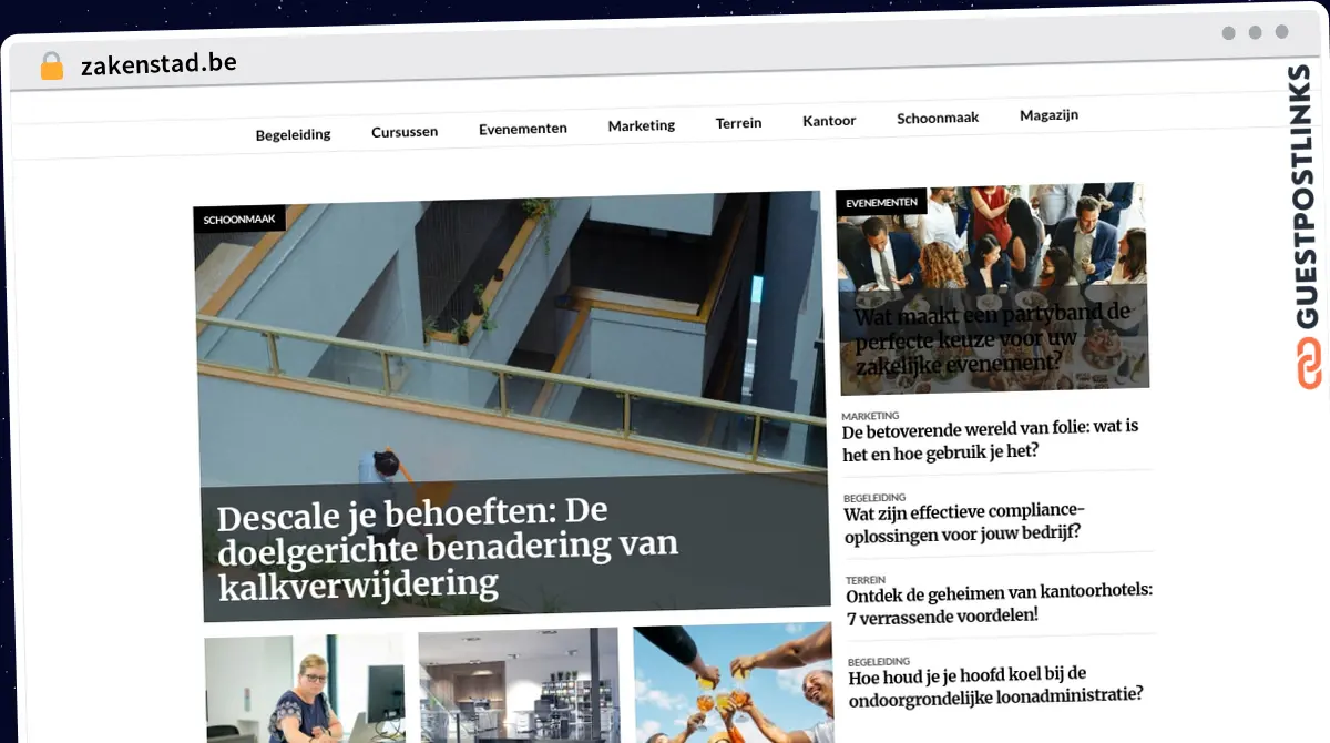 Publish Guest Post on zakenstad.be