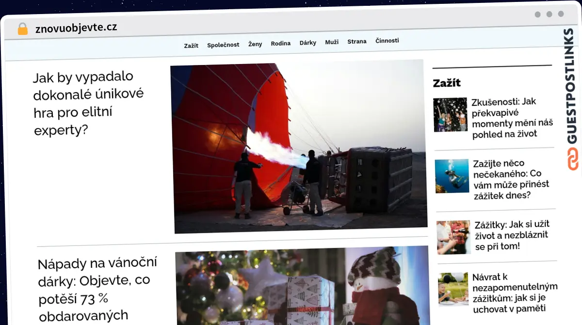 Publish Guest Post on znovuobjevte.cz