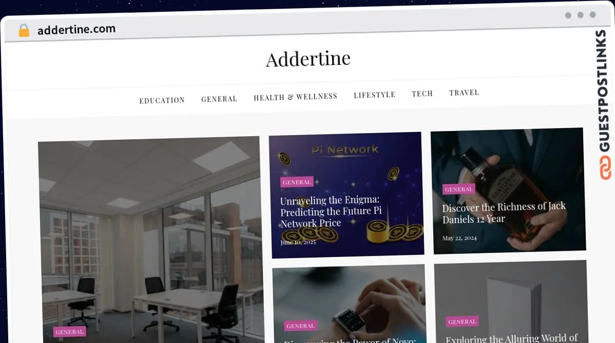 Publish Guest Post on addertine.com