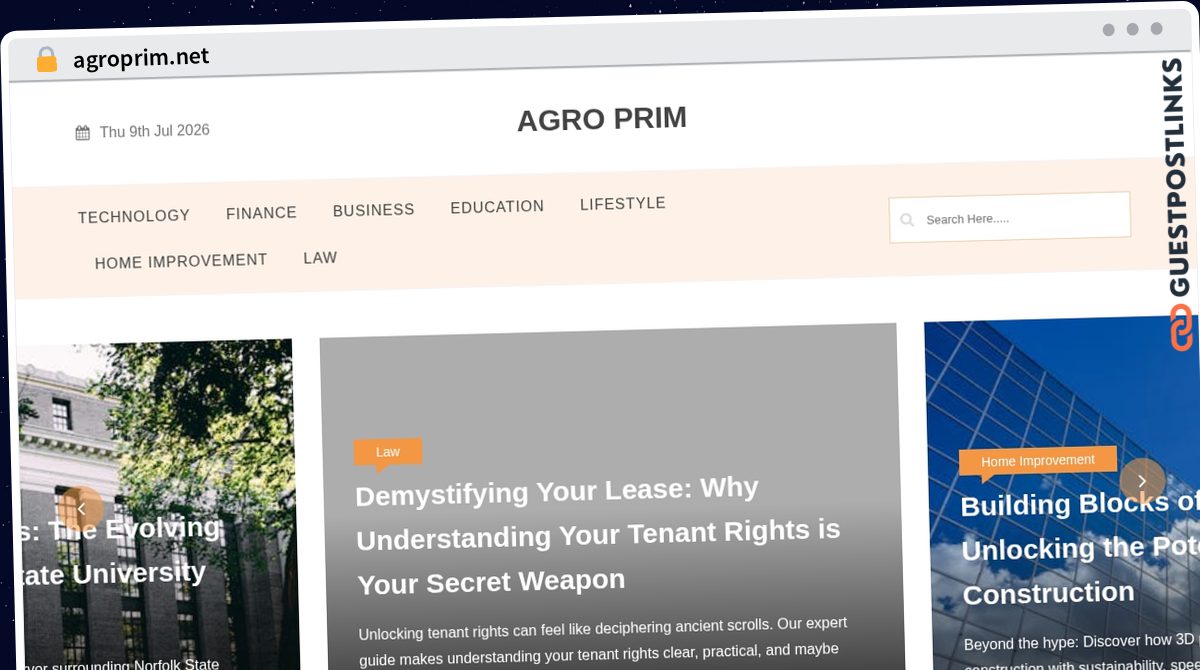 Publish Guest Post on agroprim.net