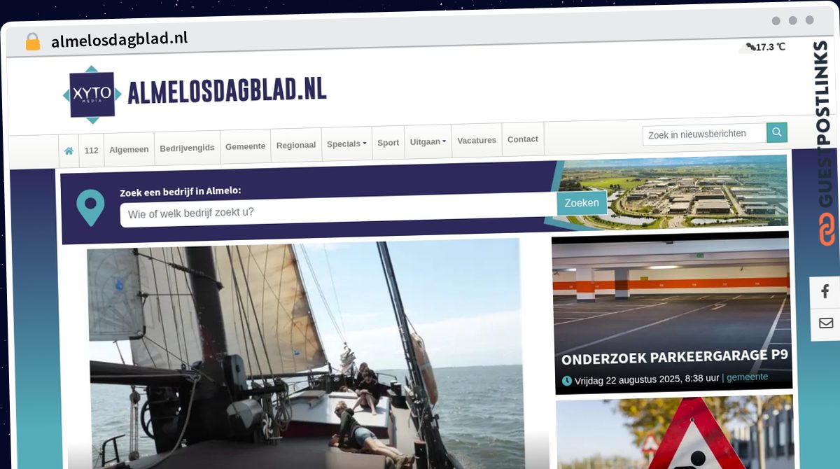 Publish Guest Post on almelosdagblad.nl