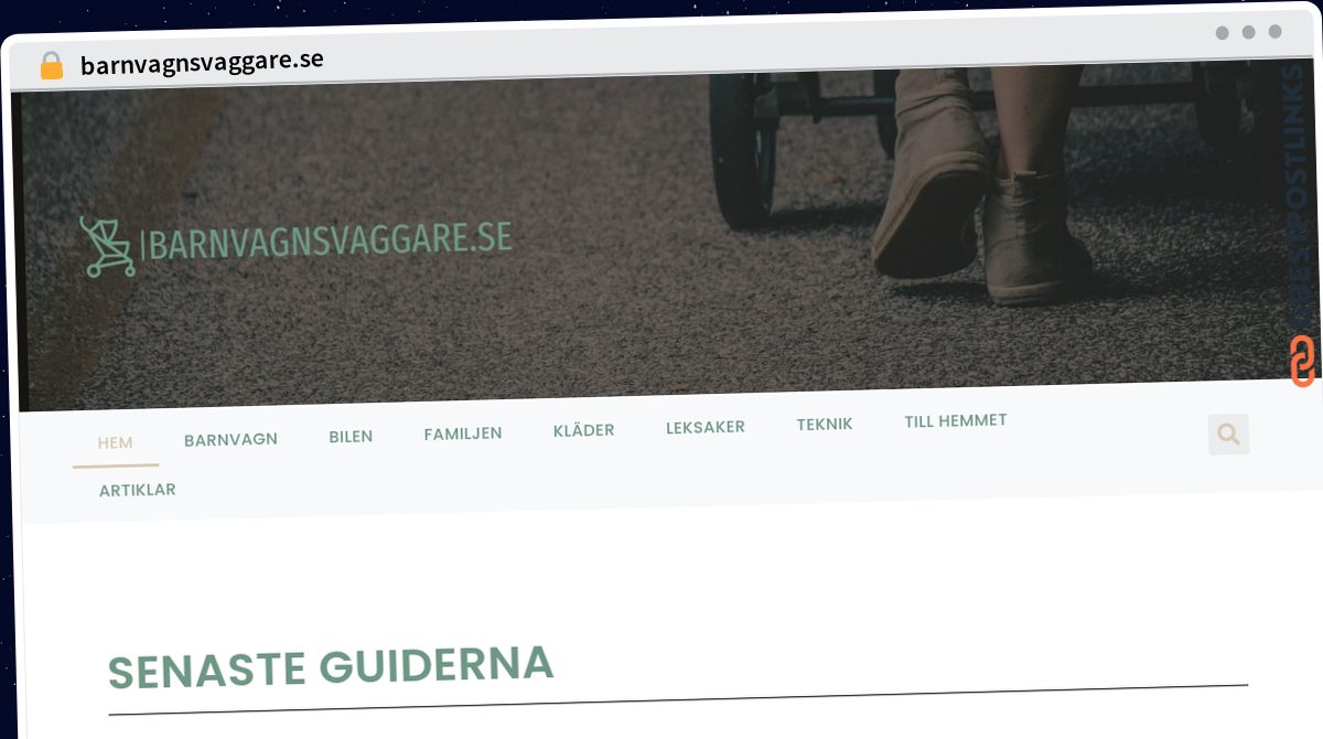 Publish Guest Post on barnvagnsvaggare.se