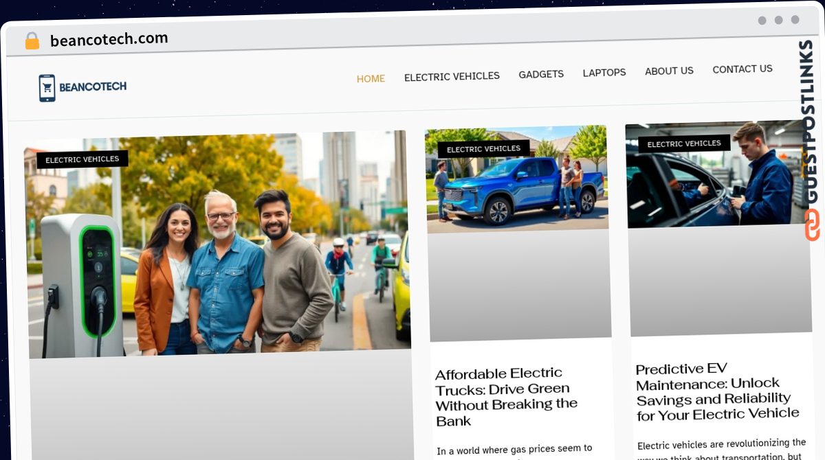 Publish Guest Post on beancotech.com