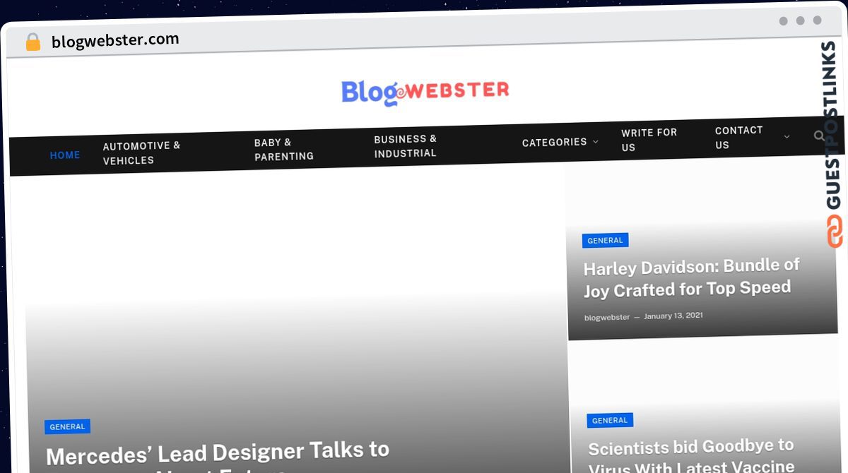 Publish Guest Post on blogwebster.com