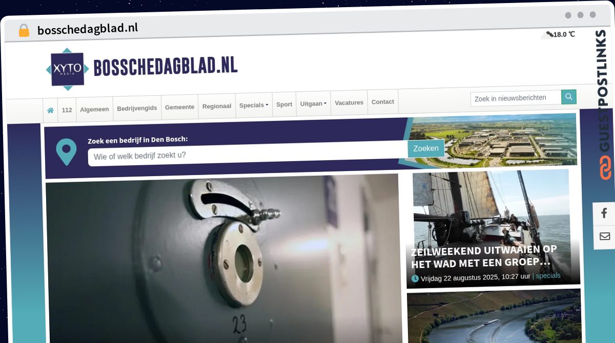 Publish Guest Post on bosschedagblad.nl