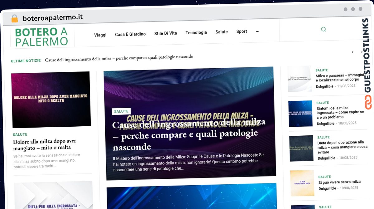 Publish Guest Post on boteroapalermo.it