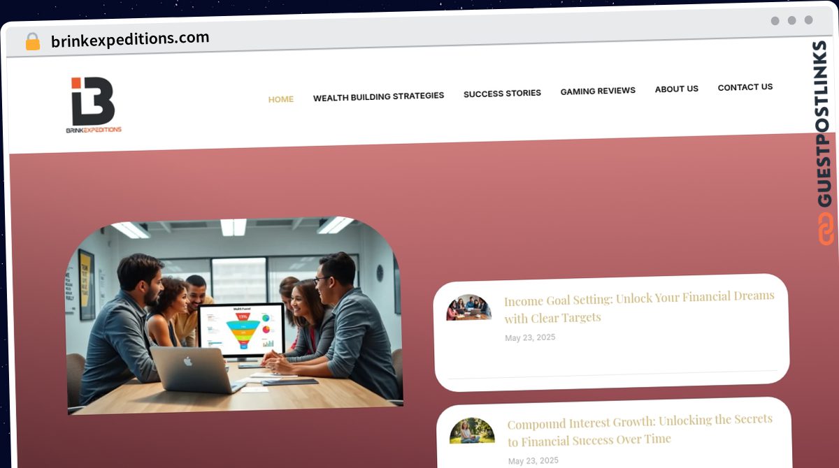 Publish Guest Post on brinkexpeditions.com