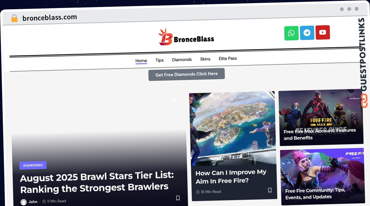 Publish Guest Post on bronceblass.com