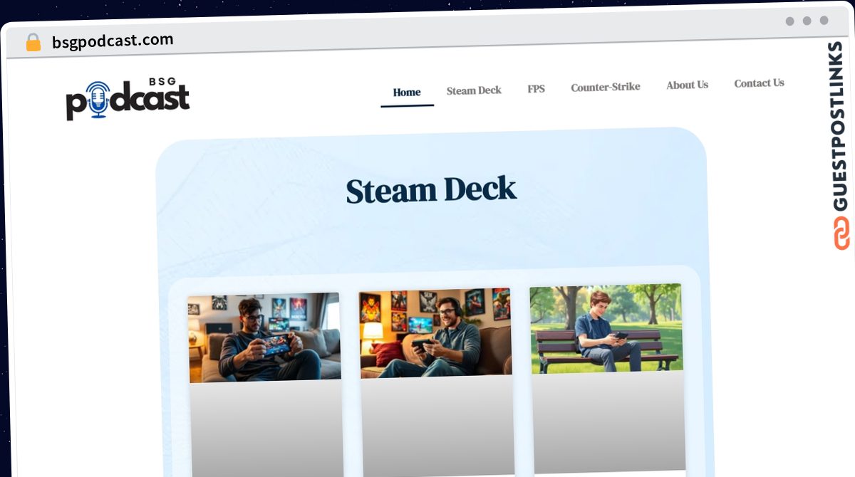 Publish Guest Post on bsgpodcast.com