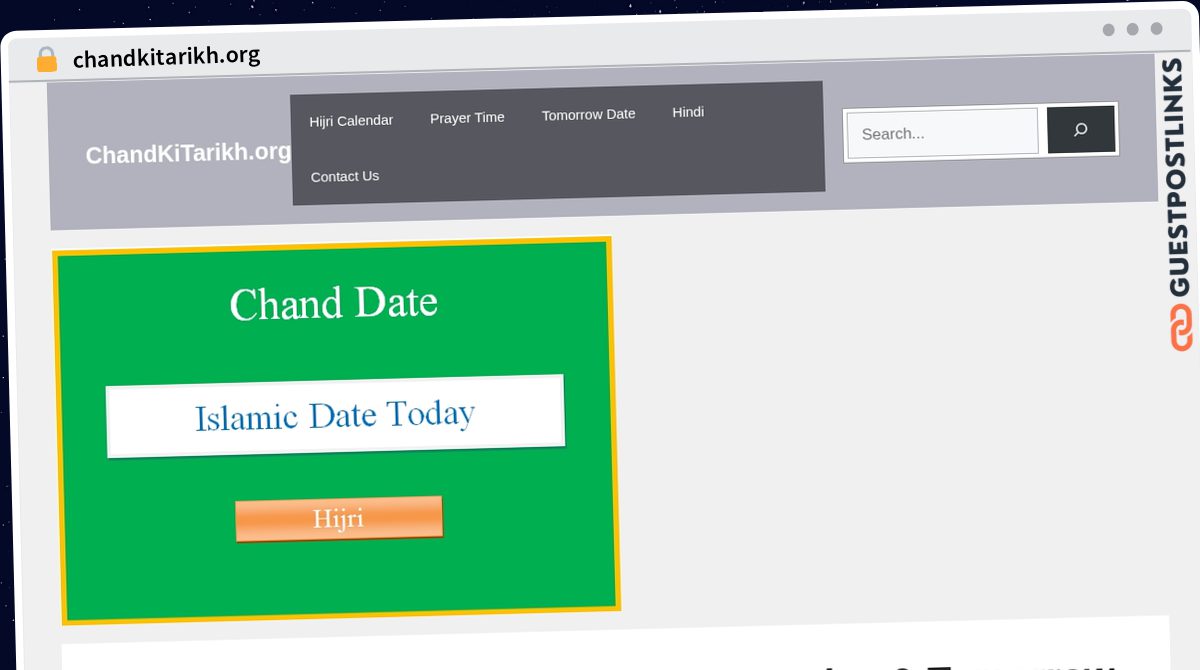 Publish Guest Post on chandkitarikh.org