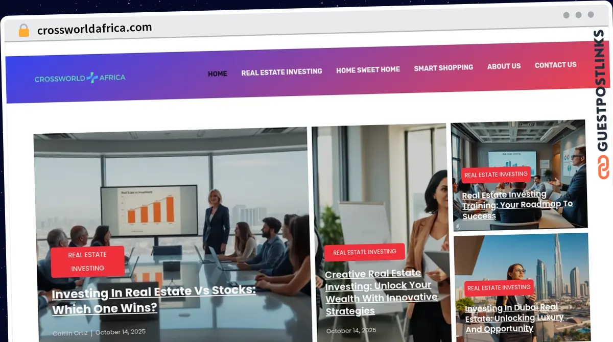 Publish Guest Post on crossworldafrica.com