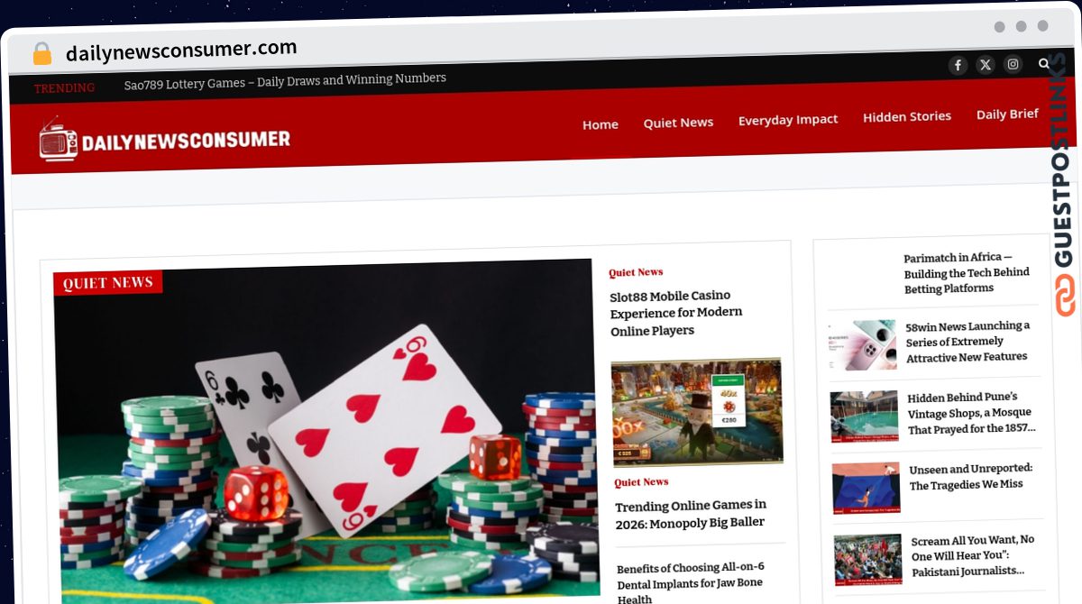Publish Guest Post on dailynewsconsumer.com