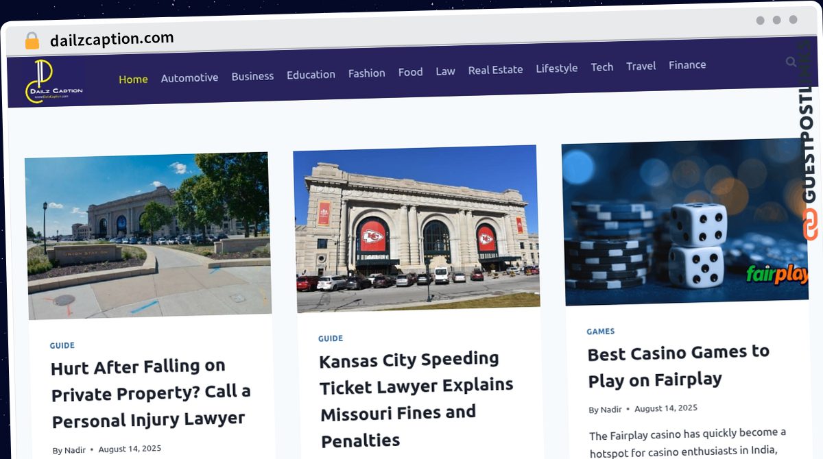 Publish Guest Post on dailzcaption.com