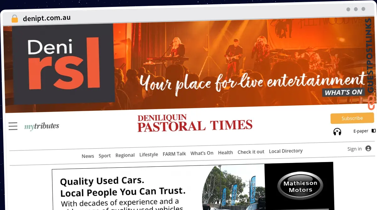Publish Guest Post on denipt.com.au
