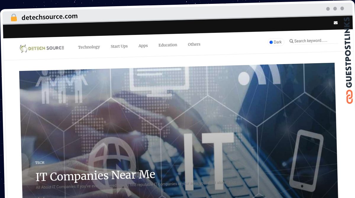 Publish Guest Post on detechsource.com