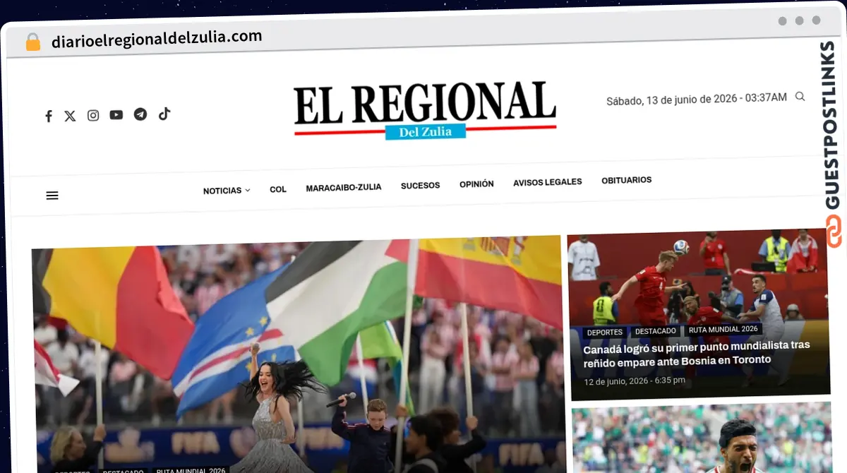 Publish Guest Post on diarioelregionaldelzulia.com