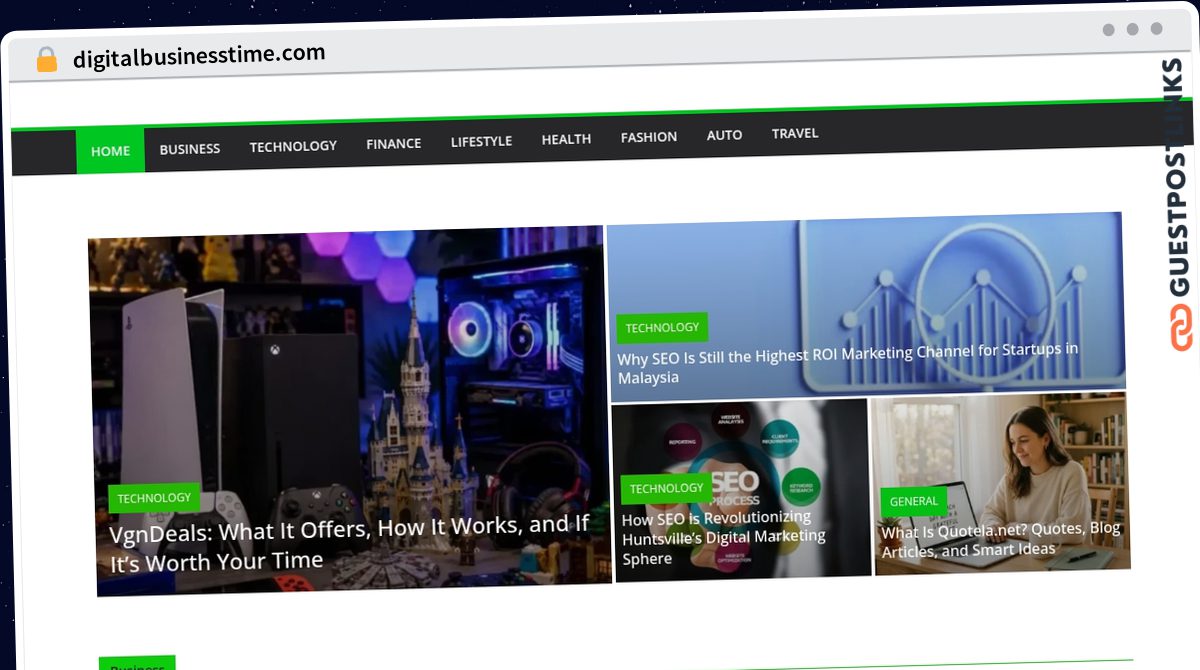 Publish Guest Post on digitalbusinesstime.com