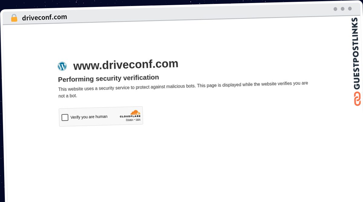Publish Guest Post on driveconf.com