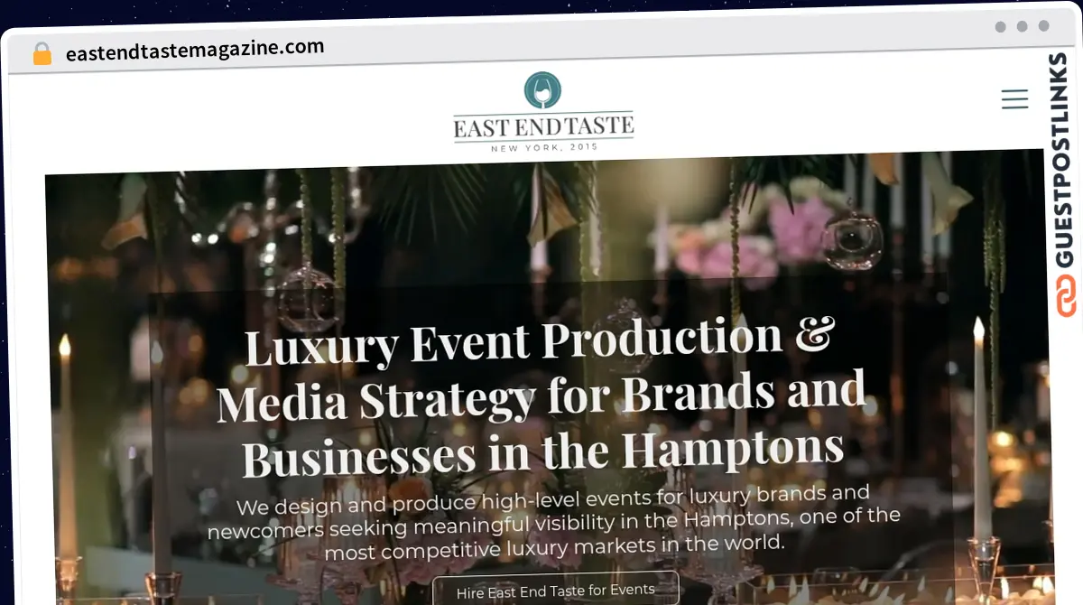 Publish Guest Post on eastendtastemagazine.com