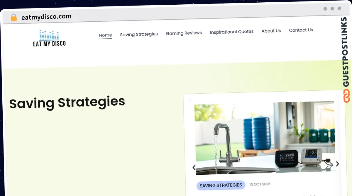 Publish Guest Post on eatmydisco.com