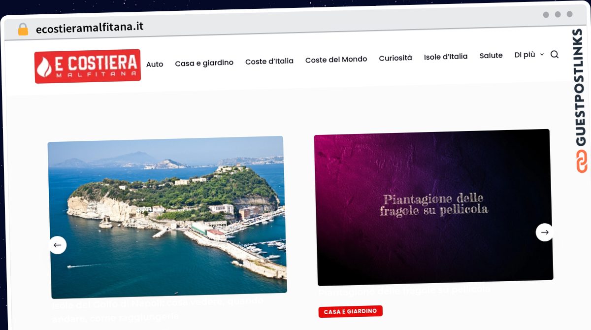Publish Guest Post on ecostieramalfitana.it