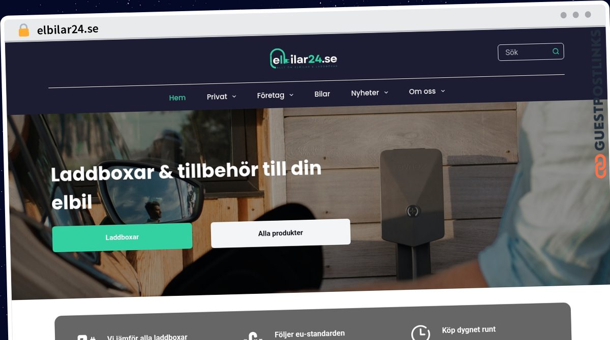Publish Guest Post on elbilar24.se