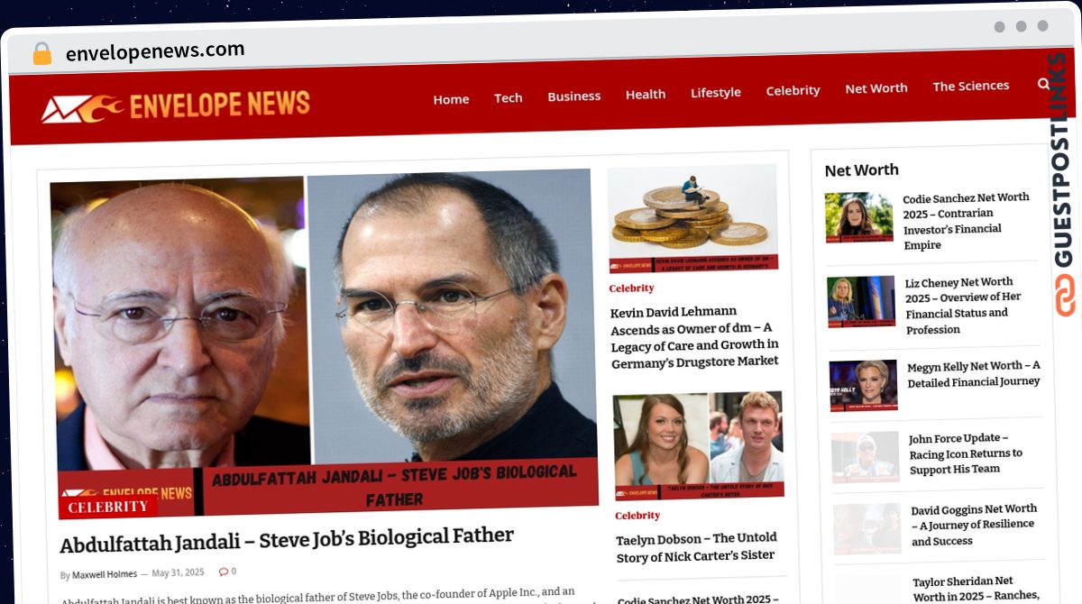 Publish Guest Post on envelopenews.com
