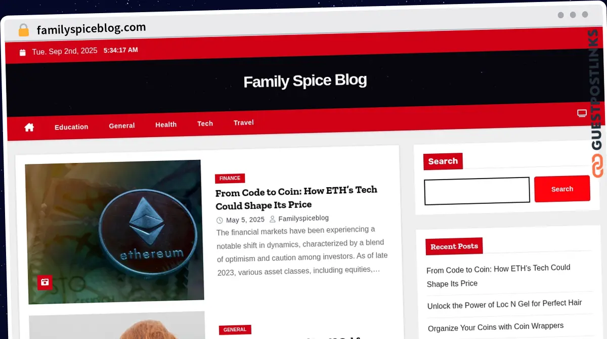 Publish Guest Post on familyspiceblog.com
