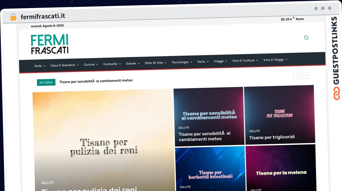 Publish Guest Post on fermifrascati.it