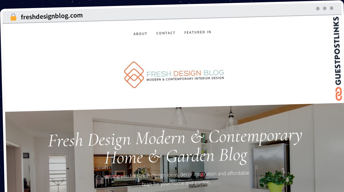 Publish Guest Post on freshdesignblog.com