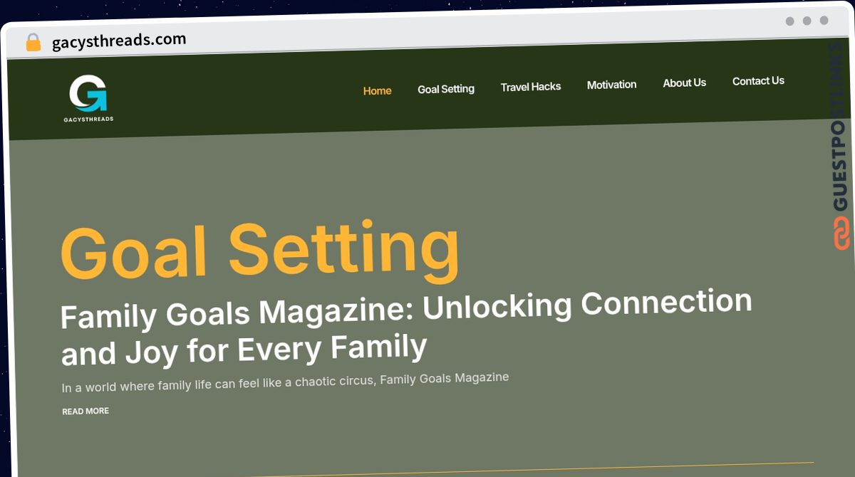 Publish Guest Post on gacysthreads.com