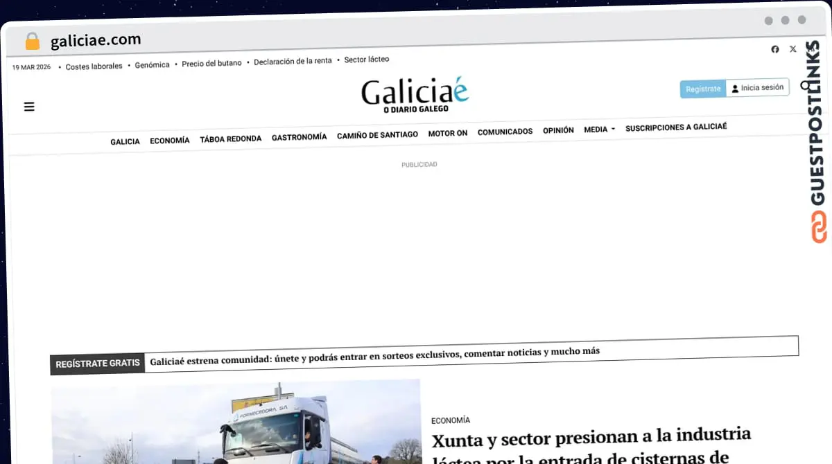 Publish Guest Post on galiciae.com